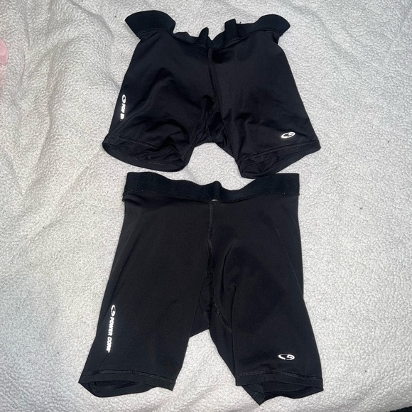 VERY USED - POOR CONDITION CHAMPION GEAR WORKOUT BIKE SHORTS (3 for $15) - Picture 1 of 3